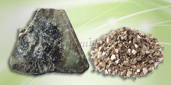 Вермикулит – это смолистый минерал, добываемый в природе, его причисляют к группе гидрослюд