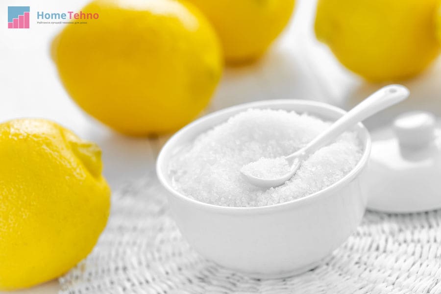 как почистить утюг лимонной кислотой