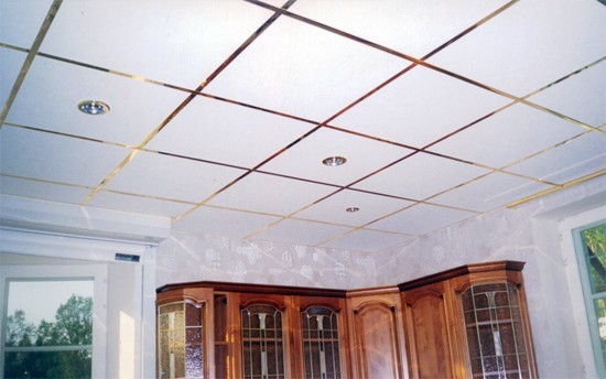 Подвесные потолки на кухне