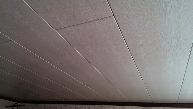 потолок из мдф панелей 